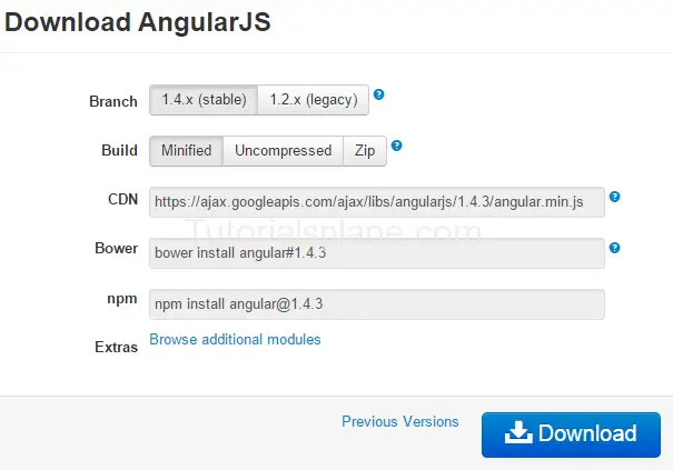 Steps to install angularjs