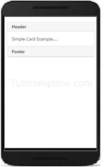 Ionic headers and footers