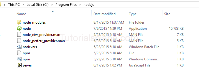 nodejs add a factory folder to path