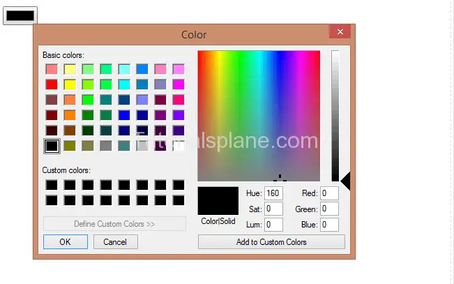 HTML5 Input color Picker