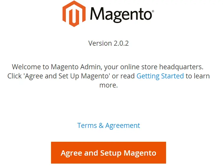 Install magento steps example