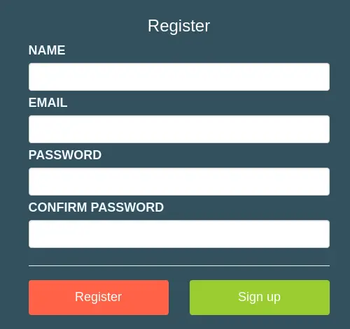 Bootstrap Registration Template Free Download